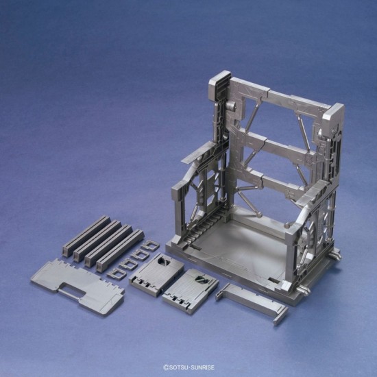 Bandai Builders Parts 1/144 System Base 001 (Gun Metallic)