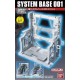 Bandai Builders Parts 1/144 System Base 001 (White)