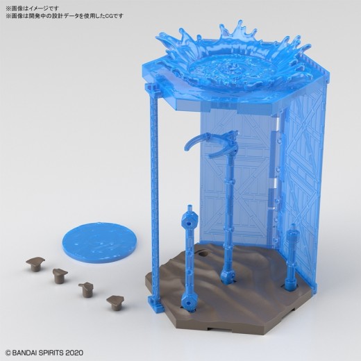 Bandai 30mm Customize Scene Base 05 (Water Field Ver.)