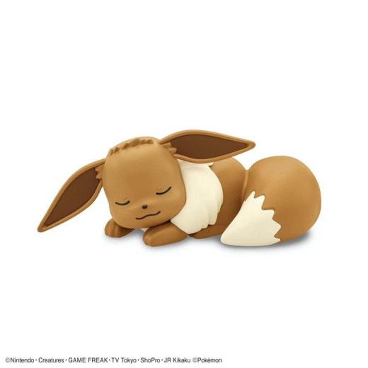 Bandai Pokemon Plamo Collection Quick 07 Eevee (Sleeping Pose) Model Kits