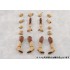 Aoshima Kemopla KO-02RJW Arm & Leg Parts Set 01 (Japanese Wolf Color)