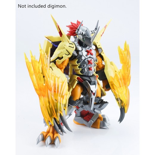 Storm Wargreymon Effect Part Compatible Figure Rise - Yellow One Pair