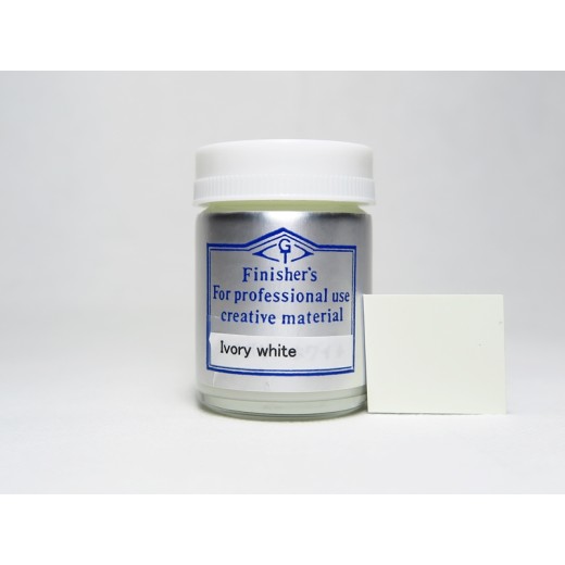 Finisher's Lacquer Paint Black & White series Color - Ivory White