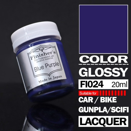 Finisher's Lacquer Paint Blue / Purple series Color - Blue Purple
