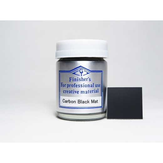Finisher's Lacquer Paint Black & White series Color - Carbon Black Matt