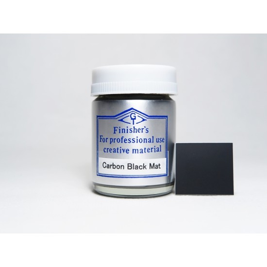 Finisher's Lacquer Paint Black & White series Color - Carbon Black Matt