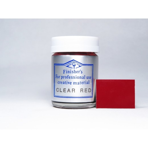 Finisher's Lacquer Paint Red / Pink / Orange series Color - Clear Red