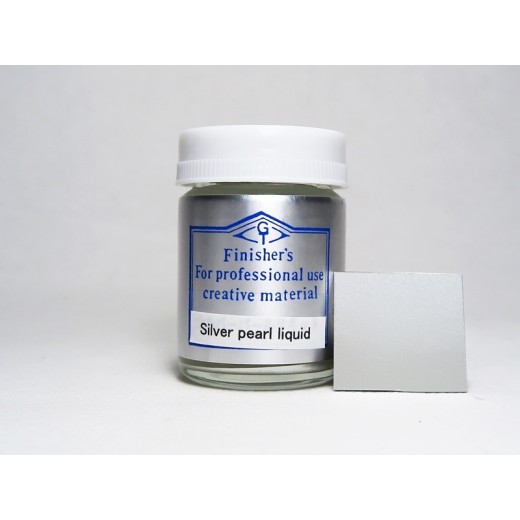Finisher's Lacquer Paint Pearl series Color - Silver Pearl Liquid
