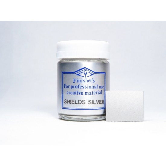 Finisher's Lacquer Paint Metallic Color - Sheild Silver