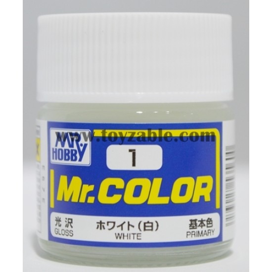 Mr.Hobby Mr.Color C-1 Gloss White Mr.Hobby Mr.Color C-1 Gloss White