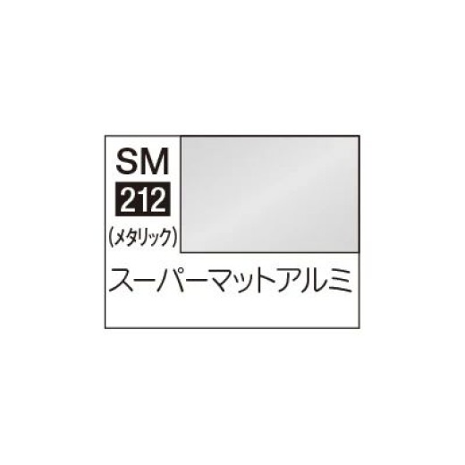 Mr.Hobby Mr.Color SM212 Super Metallic 2 Super Matt Aluminium
