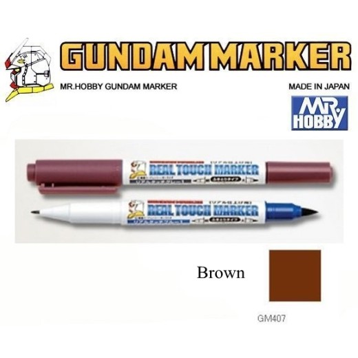 Mr.Hobby Gundam Marker GM407 Real Touch Brown