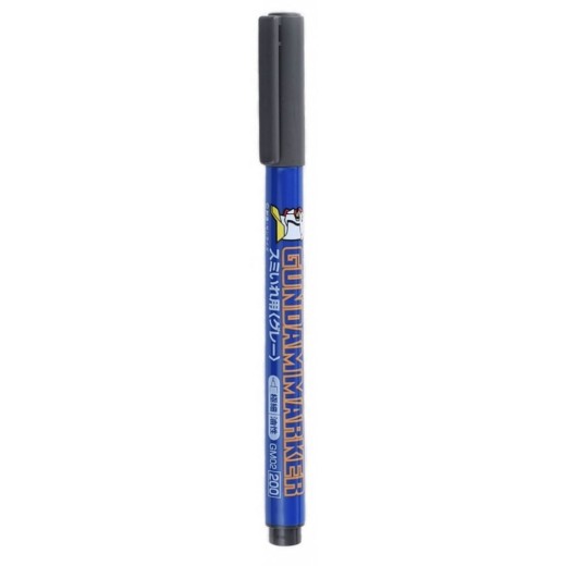 Mr.Hobby Gundam Marker Liner/ Ultra Thin Pen Point for Panel Lining GM02 Gray