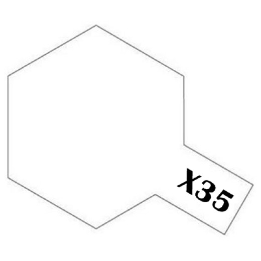 Tamiya Acrylic Paint X-35 Semi Gloss Clear