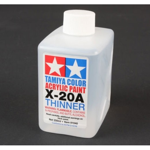 Tamiya Acryl/Poly Thinner X-20A 250ml 81040