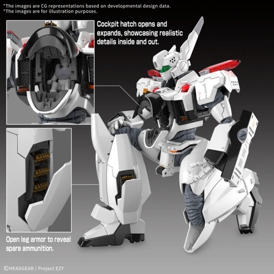 RG 1/48 Mobile Police Patlabor EZY - AV-98Plus (Ingram Plus)