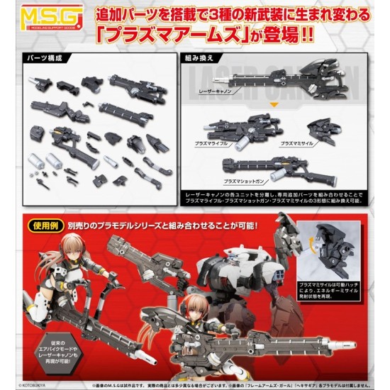 Kotobukiya M.S.G Modeling Support Goods Heavy Weapon Unit 62 Plasma Arms