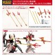 Kotobukiya M.S.G Modeling Support Goods Virtuous Style 11 Pole Weapon Set Flamerite Ver.