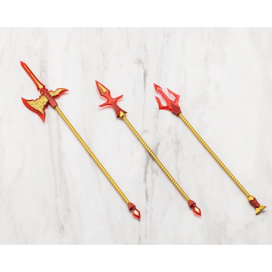 Kotobukiya M.S.G Modeling Support Goods Virtuous Style 11 Pole Weapon Set Flamerite Ver.