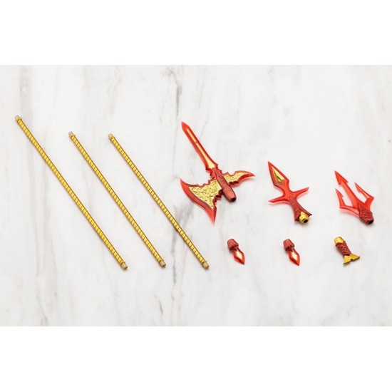 Kotobukiya M.S.G Modeling Support Goods Virtuous Style 11 Pole Weapon Set Flamerite Ver.