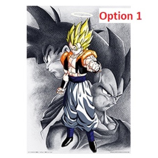 DRAGON BALL BACK TO THE FILM Prize I - illustration Sheet ICHIBAN KUJI