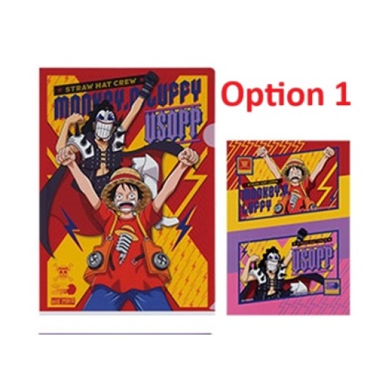 Bandai Ichiban Kuji One Piece Film Red - More Beat  - Prize H Folder & Sticker Set