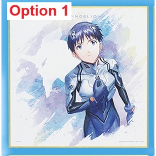 ICHIBANKUJI EVANGELION -SPRINT! - Prize I Signature Board