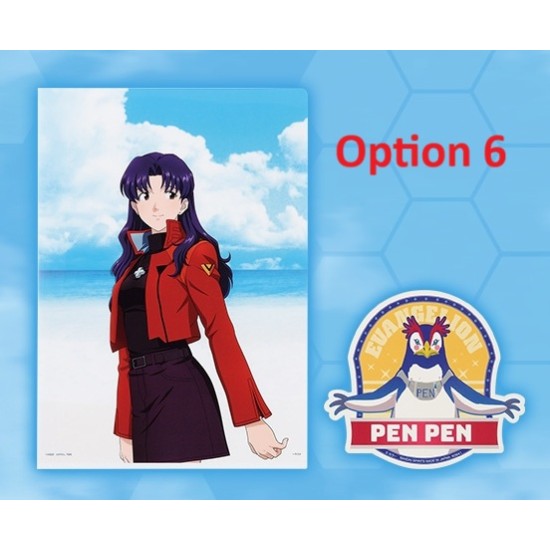 ICHIBANKUJI EVANGELION -SPRINT! - Prize K Folder & Sticker