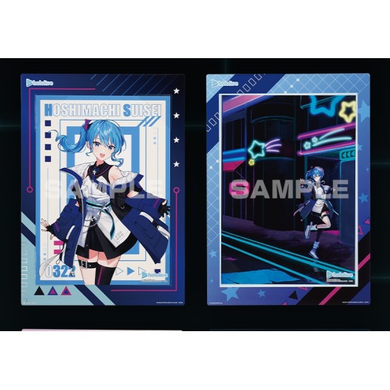 Bandai Ichiban Kuji Hololive Cyberpunk Style - Suisei Hoshimachi set Bandai Ichiban Kuji Hololive Cyberpunk Style - Suisei Hoshimachi set
