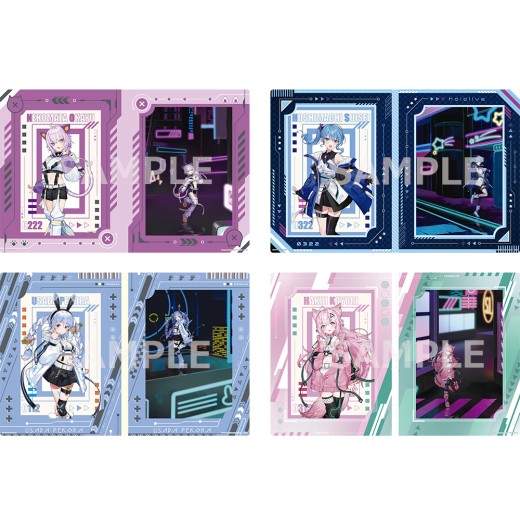 Bandai Ichiban Kuji Hololive Cyberpunk Style - Postcard Set
