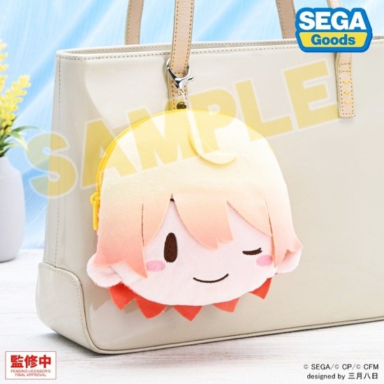 Sega Project Sekai Colorful Stage! feat. Hatsune Miku Fuwa Petit Face Pouch with Reel - Tenma Tsukasa
