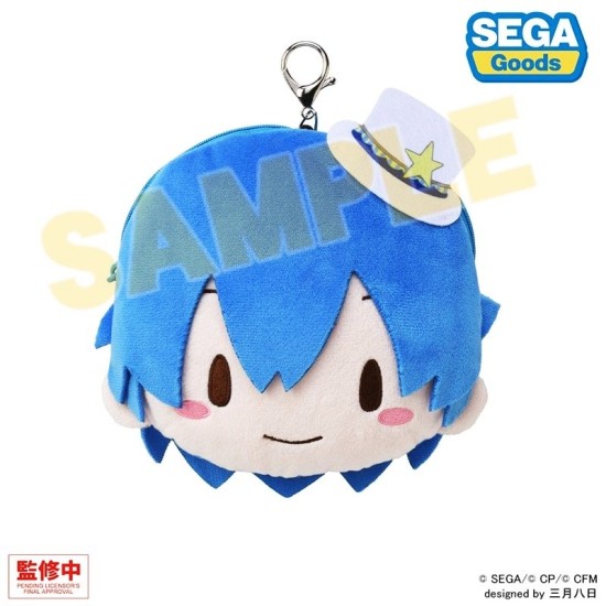 Sega Project Sekai Colorful Stage! feat. Hatsune Miku Fuwa Petit Face Pouch with Reel - Kaito from Wonderland World