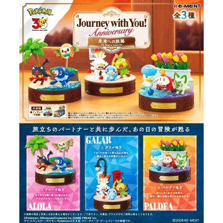 [PreOrder] Re-ment Pokemon Journey with You! Anniversary Journey to the Future