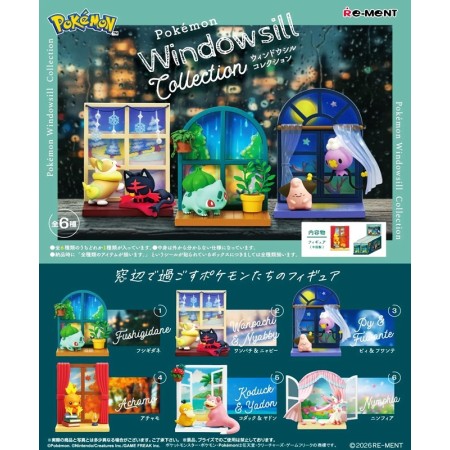 [PreOrder] Re-ment Pokemon Windowsill Collection (Set of 6)