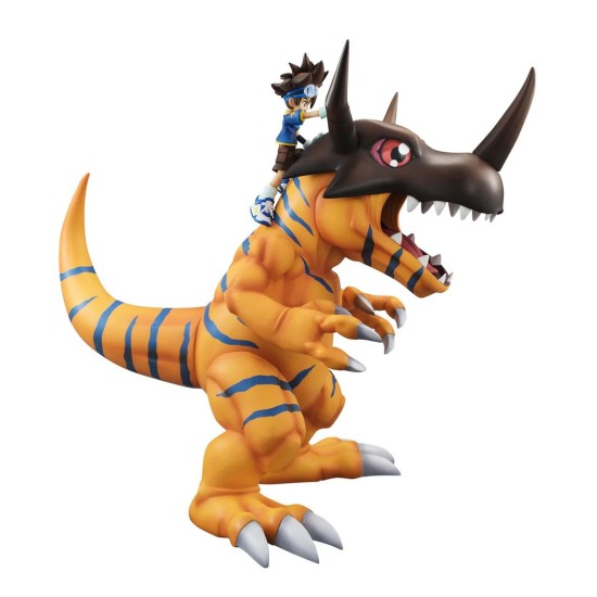 [PreOrder] MEGAHOUSE PRECIOUS G.E.M. SERIES Digimon Adventure - Greymon & Taichi Yagami (Re-issue)