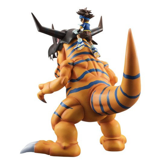 [PreOrder] MEGAHOUSE PRECIOUS G.E.M. SERIES Digimon Adventure - Greymon & Taichi Yagami (Re-issue)