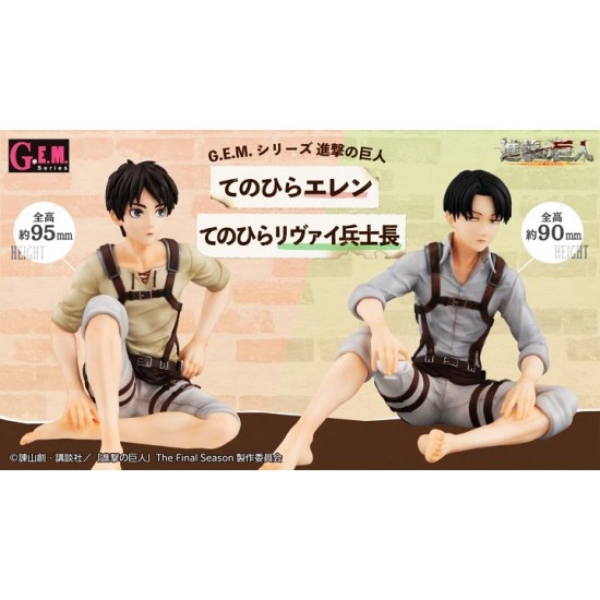 [PreOrder] MEGAHOUSE G.E.M. SERIES - Attack on Titan Palm size Ellen / Squad Captain Levi set