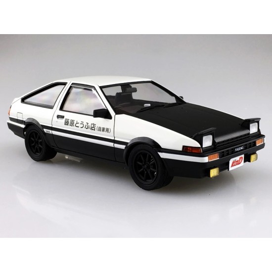 [PreOrder] Aoshima 1/24 Initial D No.1 Takumi Fujiwara AE86 Treno Project D Model Plastic Model (Re-issue)