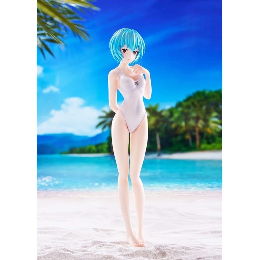[PreOrder] GSC WAVE Rebuild of Evangelion POP UP PARADE BEACH QUEENS Rei Ayanami (One-Piece Style) L Size
