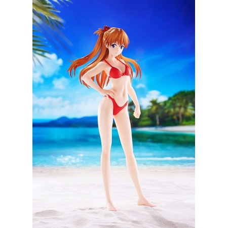 [PreOrder] GSC WAVE Rebuild of Evangelion POP UP PARADE BEACH QUEENS Asuka Shikinami Langley (Bikini Style) L Size