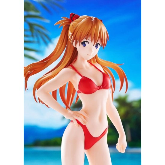 [PreOrder] GSC WAVE Rebuild of Evangelion POP UP PARADE BEACH QUEENS Asuka Shikinami Langley (Bikini Style) L Size