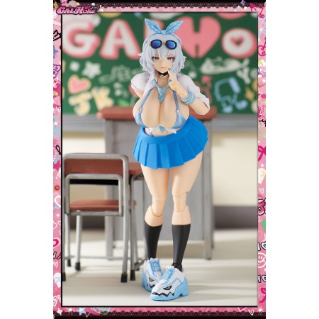 [PreOrder] AMAKUN 1/10 GALHolic - Mio bishoujo plastic model kit (Re-issue)