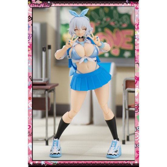 [PreOrder] AMAKUN 1/10 GALHolic - Mio bishoujo plastic model kit (Re-issue)