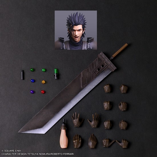 [PreOrder] SQUARE ENIX FINAL FANTASY VII REBIRTH PLAY ARTS SHIN Action Figure - ZACK FAIR SOLDIER 1st CLASS