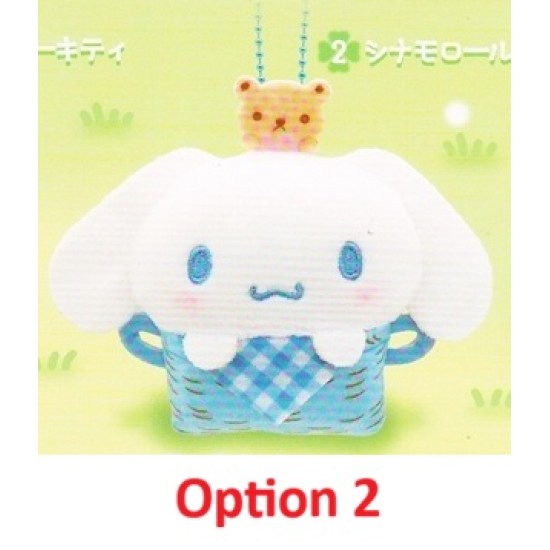 Sanrio Characters Basket Okurumi Mascot