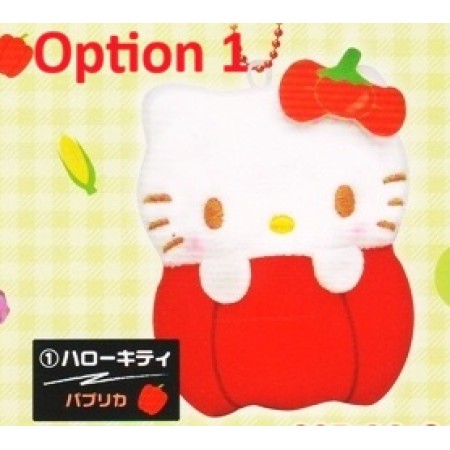 [Sell In Single] K2 Station Sanrio Characters Vegetable Swaddle Mascot