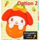 [Sell In Single] K2 Station Sanrio Characters Vegetable Swaddle Mascot