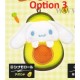 [Sell In Single] K2 Station Sanrio Characters Vegetable Swaddle Mascot
