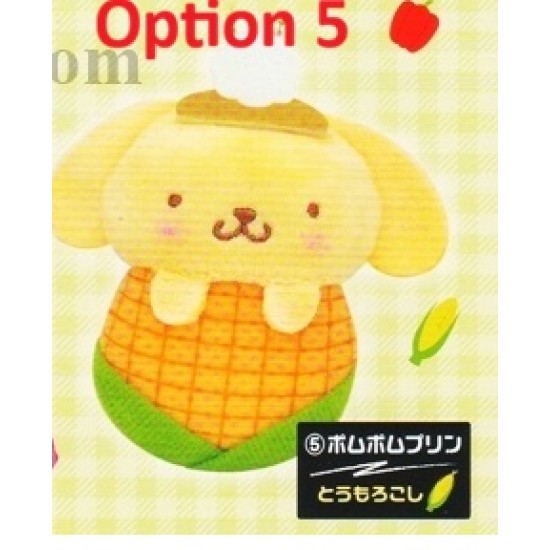 [Sell In Single] K2 Station Sanrio Characters Vegetable Swaddle Mascot