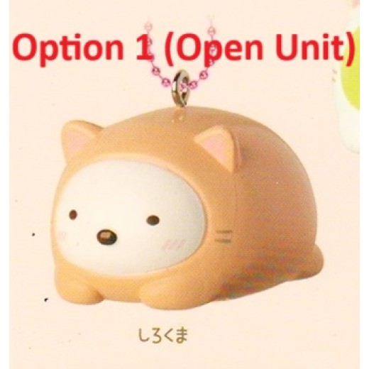 [Sell In Single] Koro Koro Sumikkogurashi Pokapoka Nekobiyori Neko ni Narikiri Mascot Key Chain